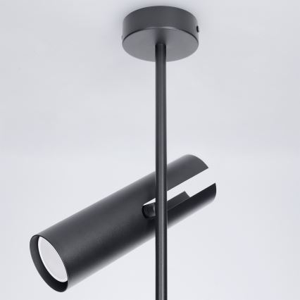 BRILAGI - LED RGBW dæmpbar pendel på stang BRANCH 2xGU10/6,5W/230V 2700-6500K sort