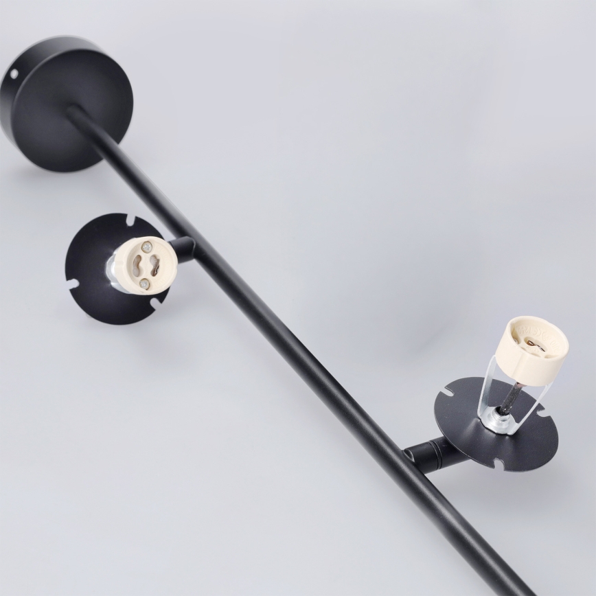 BRILAGI - LED RGBW dæmpbar pendel på stang BRANCH 2xGU10/6,5W/230V 2700-6500K sort