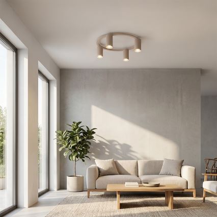 Brilagi - SELE LED RGBW dæmpbar loftlampe 4xGU10/6,5W/230V 2700-6500K beige