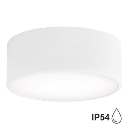 Brilagi - LED RGBW dæmpbar loftlampe til badeværelse CLARE 1xE27/9W/230V 2700–6500K Ø20 cm IP54 Wi-Fi hvid
