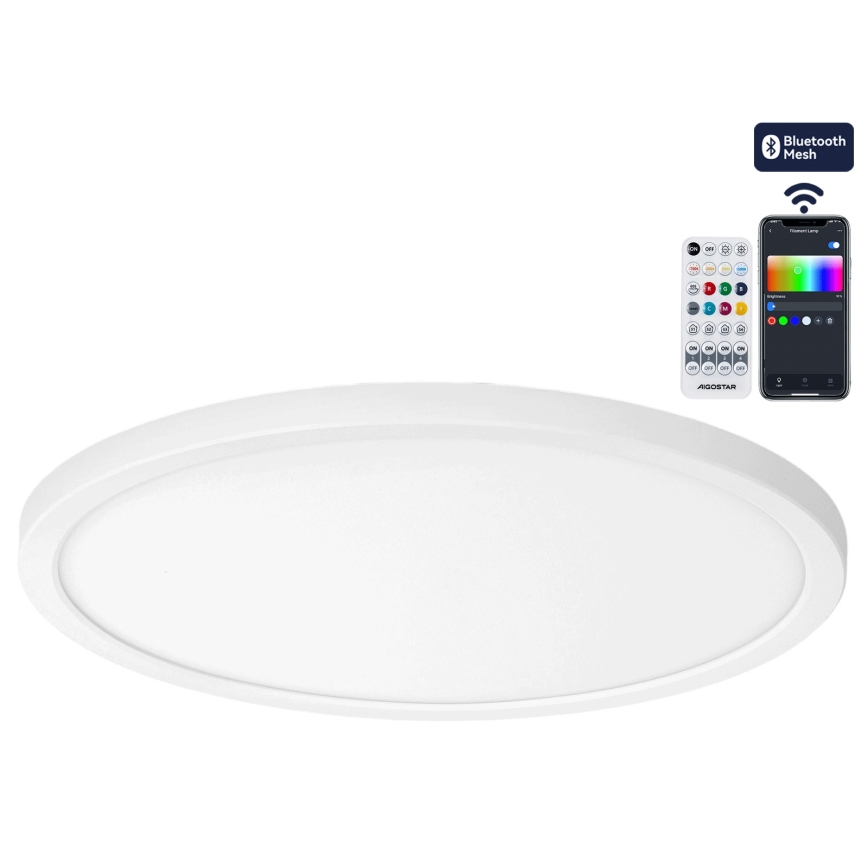 Brilagi - LED RGBW dæmpbar loftlampe VIBE LED/24W/230V 3000-6500K hvid + fjernbetjening