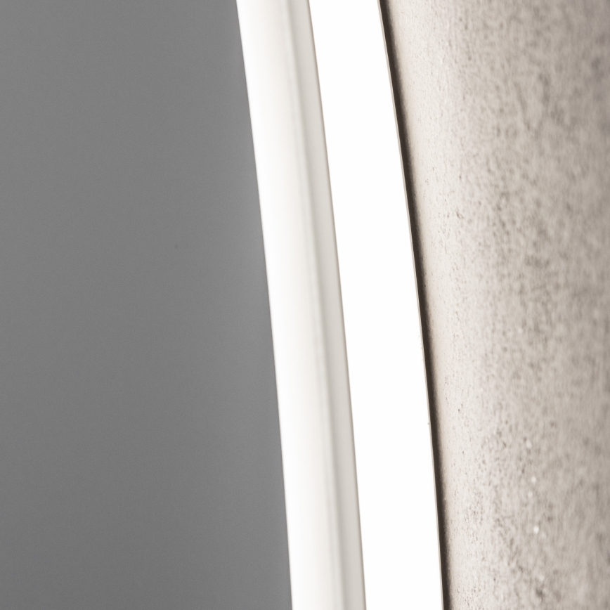 Brilagi - LED RGBW badeværelsesspejl med opvarmning CLARA PRO LED/19W/230V Ø 60 cm IP44 CRI 90 dæmpbart + CCT + fjernbetjening