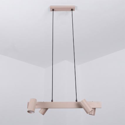 BRILAGI - LED RGBW dæmpbar pendel på kabel SELE 4xGU10/6,5W/230V 2700-6500K beige