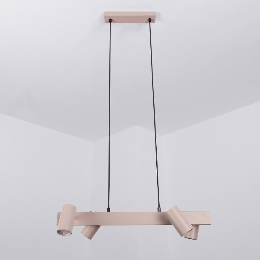 BRILAGI - LED RGBW dæmpbar pendel på kabel SELE 4xGU10/6,5W/230V 2700-6500K beige