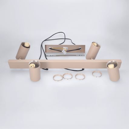 BRILAGI - LED RGBW dæmpbar pendel på kabel SELE 4xGU10/6,5W/230V 2700-6500K beige
