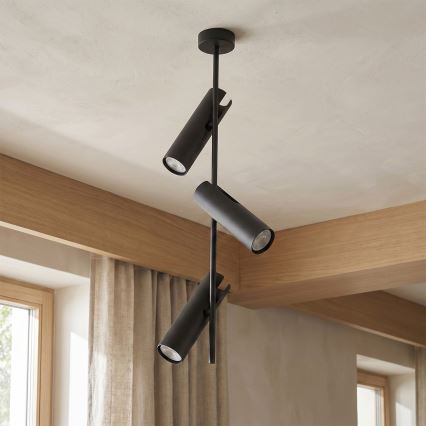 Brilagi - LED RGBW dæmpbar stangpendel BRANCH 3xGU10/6,5W/230V 2700-6500K sort
