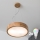 Brilagi - LED RGBW dæmpbar pendel på wire CARVALHO 2xE27/9W/230V 2700-6500K Wi-Fi eg Ø 37 cm