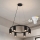 Brilagi - LED RGBW dæmpbar pendel på wire SELE 6xGU10/6,5W/230V 2700-6500K sort + fjernbetjening