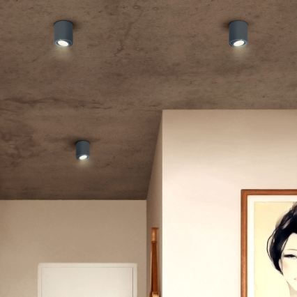 Brilagi - LED RGBW dæmpbart spotsarmatur MIA 1xGU10/30W/230V 2700-6500K Wi-Fi 84x80 mm antracit