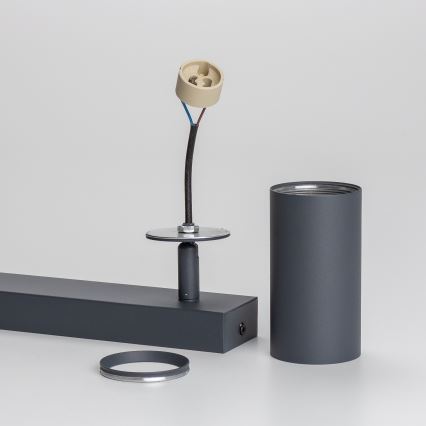 Brilagi - LED RGBW Dæmpbar spotarmatur SELE 2xGU10/6W/230V 3000K antracit + fjernbetjening