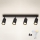 Brilagi - LED RGBW dæmpbar spot SELE 4xGU10/4,8W/230V 3000K sort + fjernbetjening