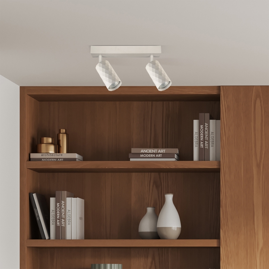 Brilagi - LED RGBW dæmpbar spot SELE DIAMANT 2xGU10/4,8W/230V 3000K hvid + fjernbetjening