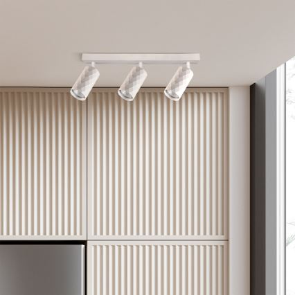 Brilagi - LED RGBW dæmpbar spot SELE DIAMANT 3xGU10/4,8W/230V 3000K hvid + fjernbetjening