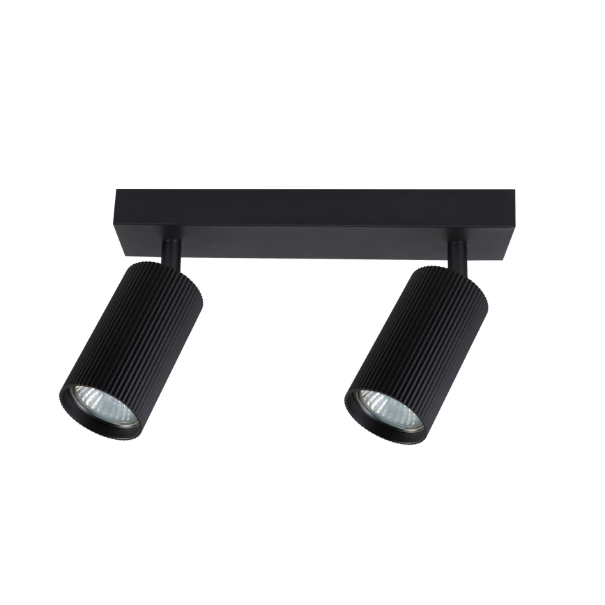 Brilagi - LED RGBW dæmpbart spot SELE MODERN 2x GU10/4,8W/230V 3000K sort + fjernbetjening
