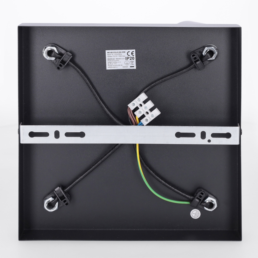 Brilagi - LED RGBW dæmpbar spotlampe SELE SQUARE 4xGU10/6,5W/230V 2700-6500K sort