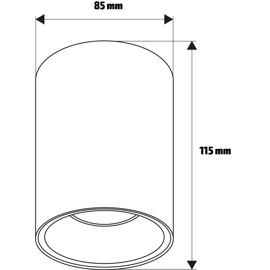 Brilagi - LED RGBW dæmpbar spotlampe TRINE 1xGU10/4,8W/230V 3000K beige/guld + fjernbetjening