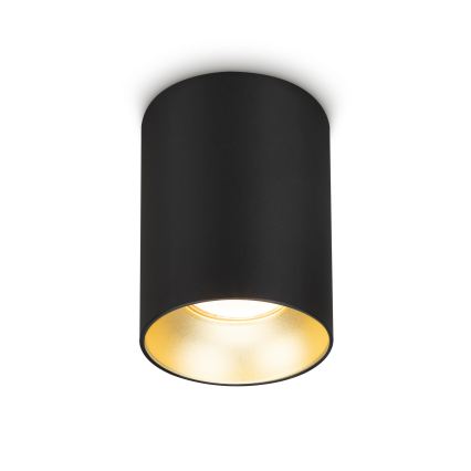 Brilagi - LED RGBW dæmpbar spotlampe TRINE 1xGU10/4,8W/230V 3000K sort/guld + fjernbetjening