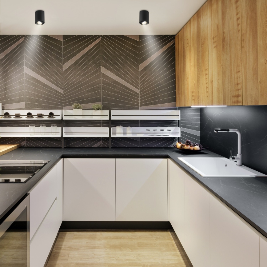 Brilagi - MIA LED RGBW dæmpbar spotlampe 1xGU10/30W/230V 2700-6500K Wi-Fi 100x80 mm sort