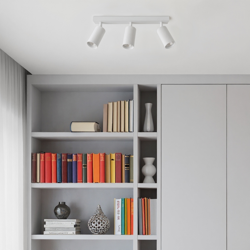 Brilagi - LED RGBW dæmpbar spotlampe SELE MODERN 3xGU10/4,8W/230V 3000K hvid + fjernbetjening