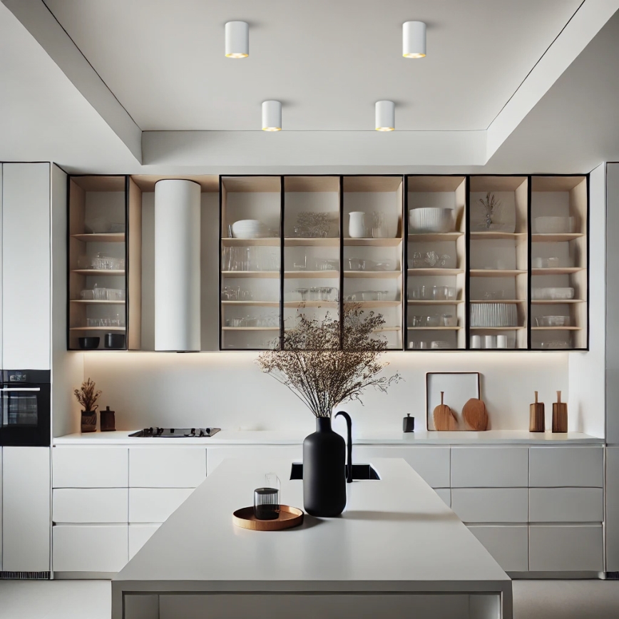 Brilagi - LED RGBW dæmpbar spotarmatur TRINE 1xGU10/4,8W/230V 3000K hvid/guld + fjernbetjening