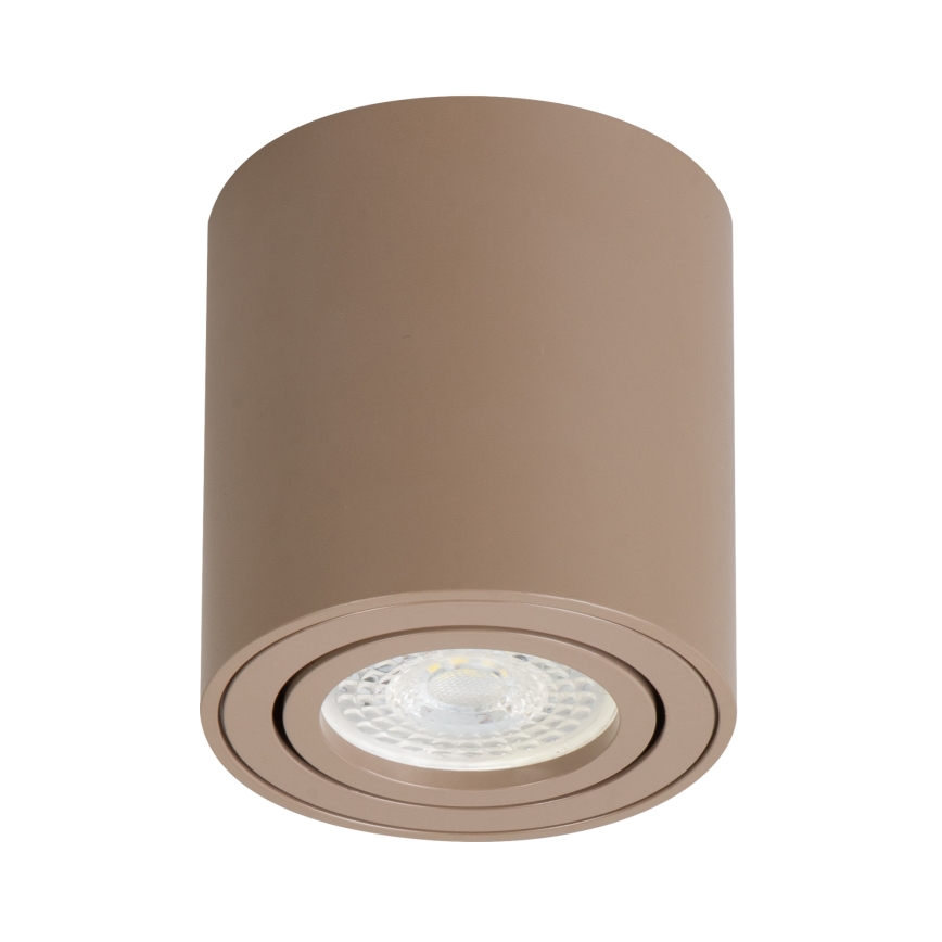 Brilagi - LED RGBW dæmpbar spotlampe MIA 1xGU10/4,8W/230V 3000K 84x80 mm beige + fjernbetjening