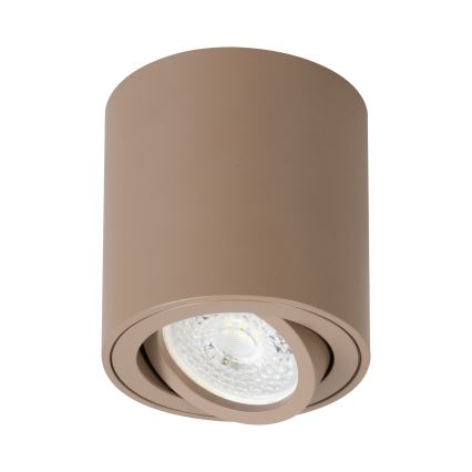Brilagi - LED RGBW dæmpbar spotlampe MIA 1xGU10/4,8W/230V 3000K 84x80 mm beige + fjernbetjening