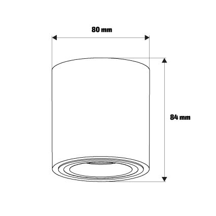 Brilagi - LED RGBW dæmpbar spotlampe MIA 1xGU10/4,8W/230V 3000K 84x80 mm beige + fjernbetjening