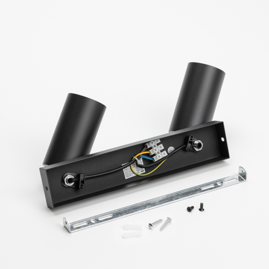 Brilagi - LED RGBW dæmpbar spot SELE 2xGU10/6W/230V 3000K sort/guld + fjernbetjening