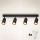 Brilagi - LED RGBW Dæmpbar spotlampe SELE 4xGU10/4,8W/230V 3000K sort/guld + fjernbetjening
