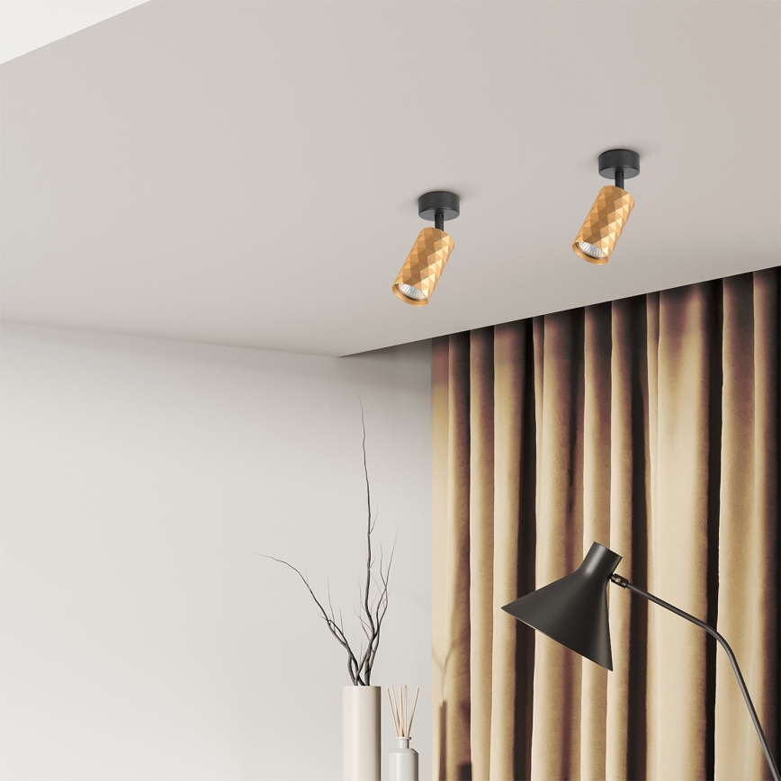 Brilagi - LED RGBW dæmpbar spot SELE DIAMANT 1xGU10/4,8W/230V guld + fjernbetjening