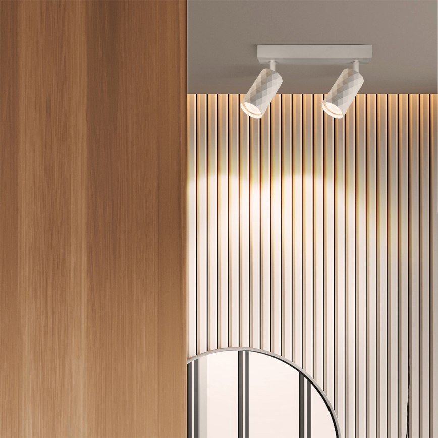 Brilagi - LED RGBW dæmpbar spotlampe SELE DIAMANT 2xGU10/6,5W/230V 2700-6500K Wi-Fi hvid