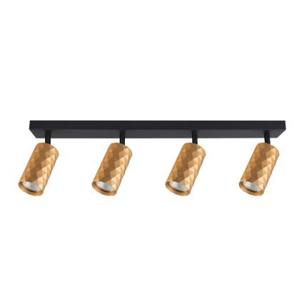 Brilagi - LED RGBW dæmpbar spot SELE DIAMANT 4xGU10/4,8W/230V 3000K guldfarvet + fjernbetjening