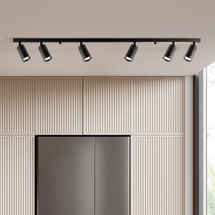 Brilagi - LED RGBW dæmpbart spot SELE DIAMANT 6xGU10/6,5W/230V 2700-6500K Wi-Fi sort