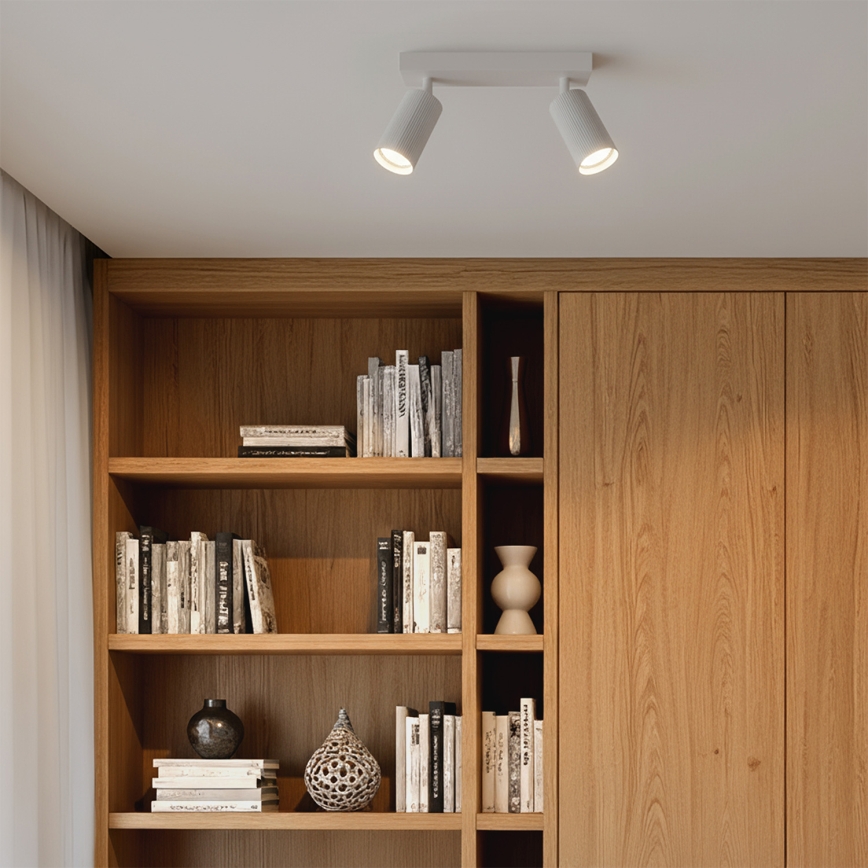 Brilagi - LED RGBW dæmpbar spot SELE MODERN 2xGU10/4,8W/230V 3000K hvid + fjernbetjening