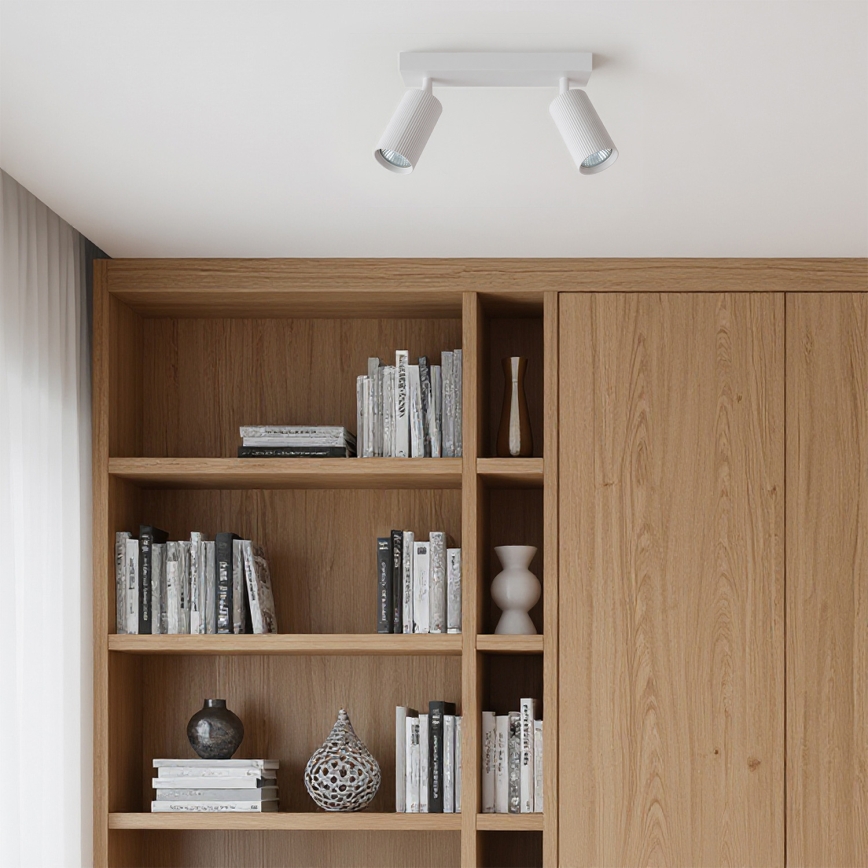 Brilagi - LED RGBW dæmpbar spot SELE MODERN 2xGU10/4,8W/230V 3000K hvid + fjernbetjening