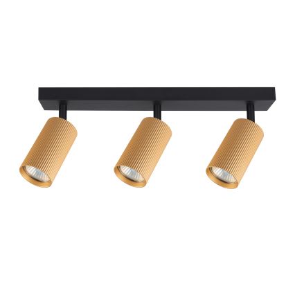Brilagi - LED RGBW dæmpbar spot SELE MODERN 3xGU10/4,8W/230V 3000K guld + fjernbetjening