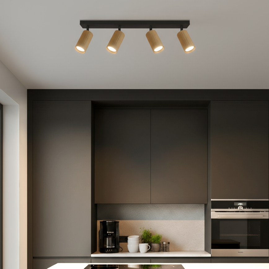 Brilagi - LED RGBW dæmpbar spotlampe SELE MODERN 4xGU10/4,8W/230V 3000K guld + fjernbetjening