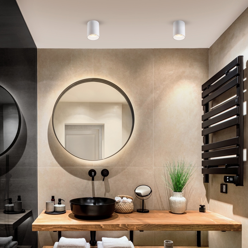 Brilagi - LED RGBW dæmpbart spot TRINE 1xGU10/4,8W/230V 3000K hvid + fjernbetjening