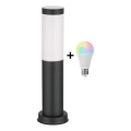 BRILAGI - LED RGBW Dæmpbar udendørs lampe NOVA 1xE27/12W/230V 2700-6500K IP44 40 cm sort