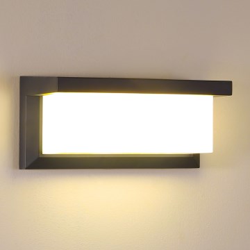 Brilagi - LED RGBW dæmpbar udendørs vægarmatur BRICKY 1xE27/15W/230V 2700-6500K antracit IP54