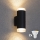 Brilagi - LED RGBW Dæmpbar udendørs væglampe MATERA 2xGU10/4,8W/230V 3000K IP54 sort + fjernbetjening