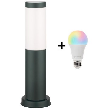 Brilagi - LED RGBW dæmpbar udendørslampe 1xE27/15W/230V 2700-6500K IP44 40 cm antracit
