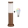 Brilagi - LED RGBW dæmpbar udendørslampe 1xE27/9W/230V 2700-6500K IP44 40 cm brun