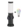 Brilagi - LED RGBW dæmpbar udendørslampe med 2 stikkontakter 1xE27/9W/230V 2700-6500K IP44 40 cm sort
