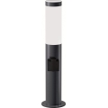 Brilagi - LED RGBW dæmpbar udendørslampe med stikkontakt ELIA 1xE27/6,5W/230V 2700-6500K IP44 Wi-Fi 50 cm antracit
