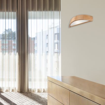 Brilagi - LED RGBW dæmpbar væglampe CARVALHO 1xE27/15W/230V 2700-6500K Wi-Fi eg