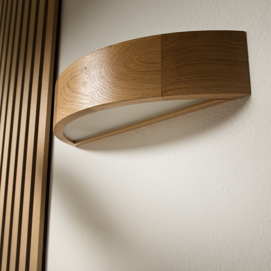 Brilagi - LED RGBW dæmpbar væglampe CARVALHO 1xE27/9W/230V 2700-6500K Wi-Fi eg