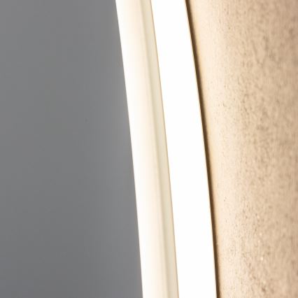 Brilagi - LED RGBW opvarmet badeværelsesspejl CLARA PRO LED/18,5W/230V Ø 60 cm IP44 CRI 90 dæmpbar + CCT