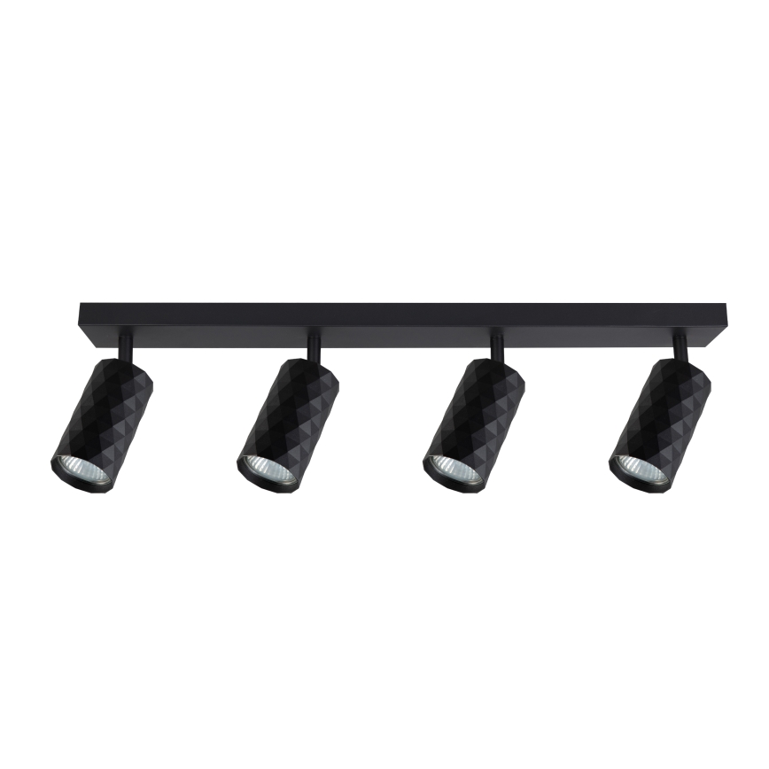 Brilagi - LED RGBW dæmpbar spotlampe SELE DIAMANT 4xGU10/4,8W/230V 3000K sort + fjernbetjening