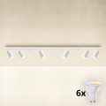 Brilagi - LED RGBW dæmpbart spot SELE MODERN 6xGU10/6,5W/230V 2700-6500K Wi-Fi hvid